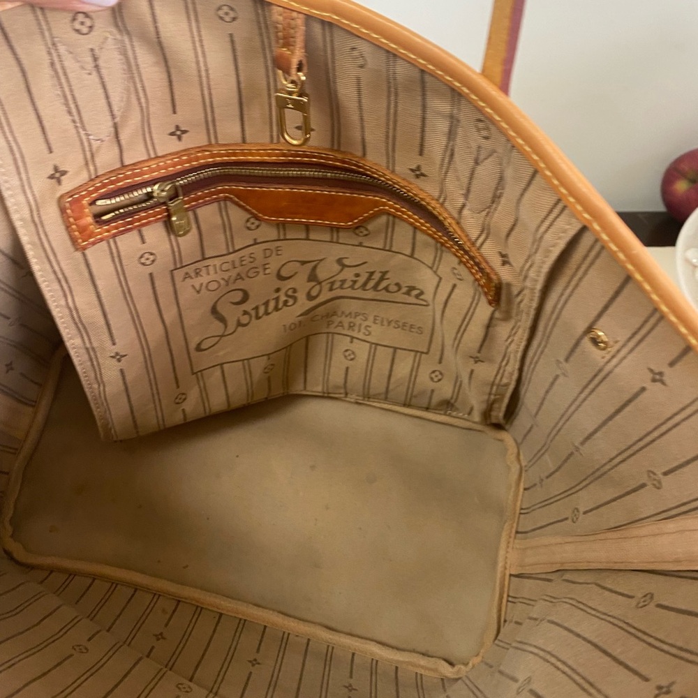 Brown Monogram Tote Bag Neverfull MM - Picture 7 of 16
